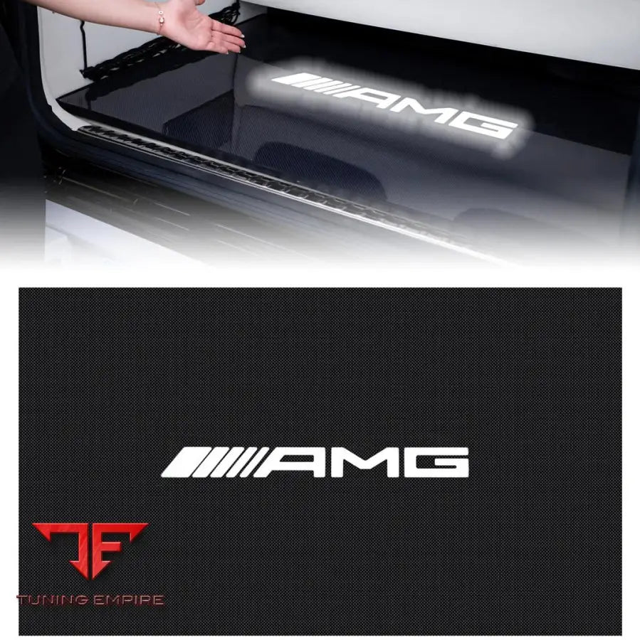 MERCEDES G-CLASS W464 CARBON FIBER REAR TRUNK COVER WITH ILLUMINATED LOGO