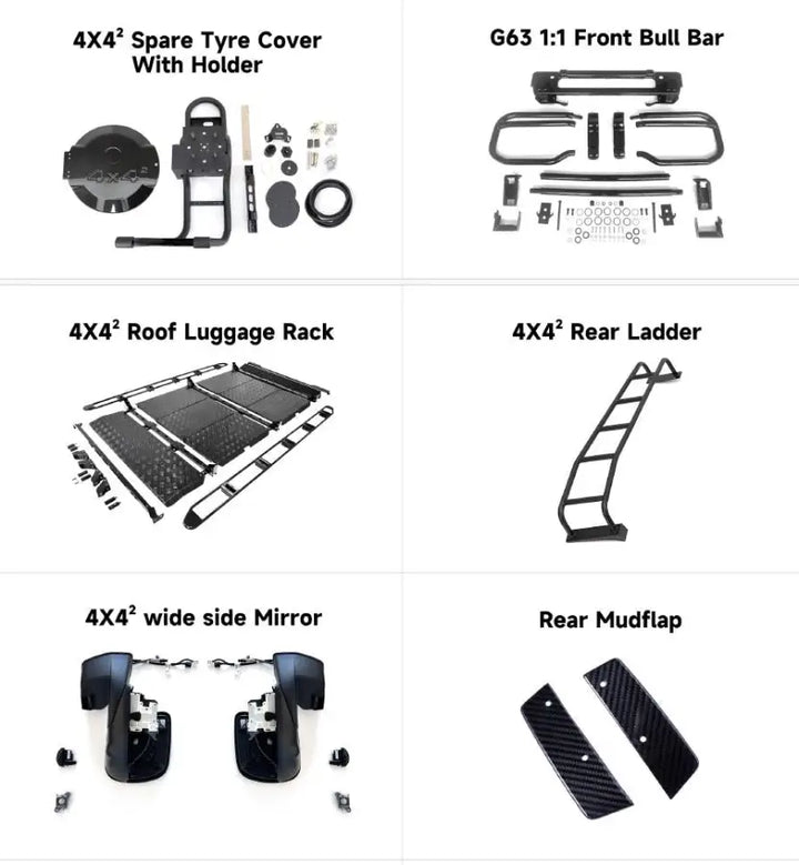 MERCEDES G63 4x4 W464 PARTS