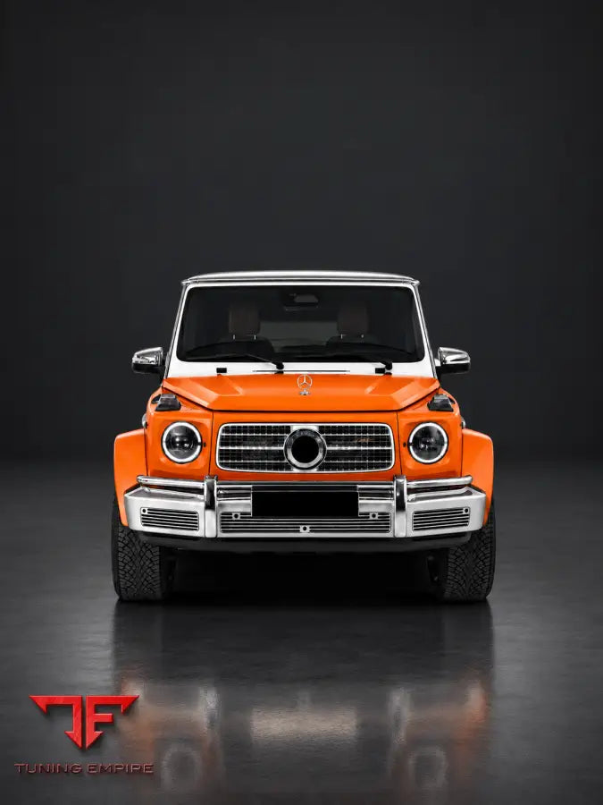 Mercedes G63 W464 vintage upgrade kit with forged wheels