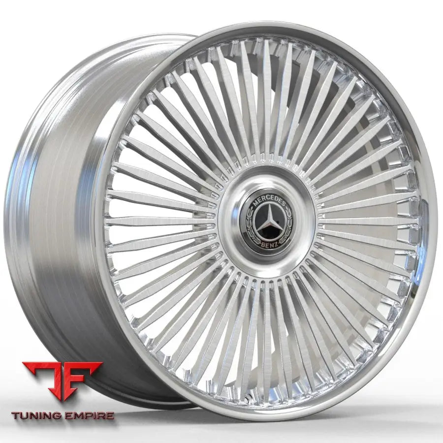 MERCEDES S-CLASS BRUSHED RAZOR SILVER WHEELS