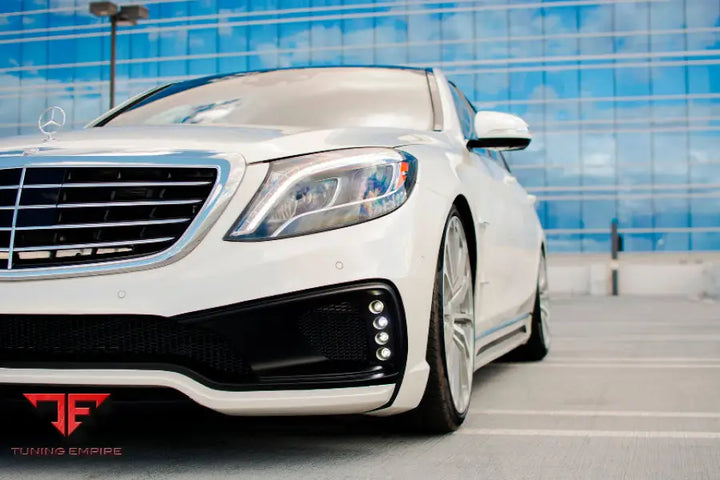 MERCEDES S-CLASS W222 BODY KIT WITH FENDERS AND LED
