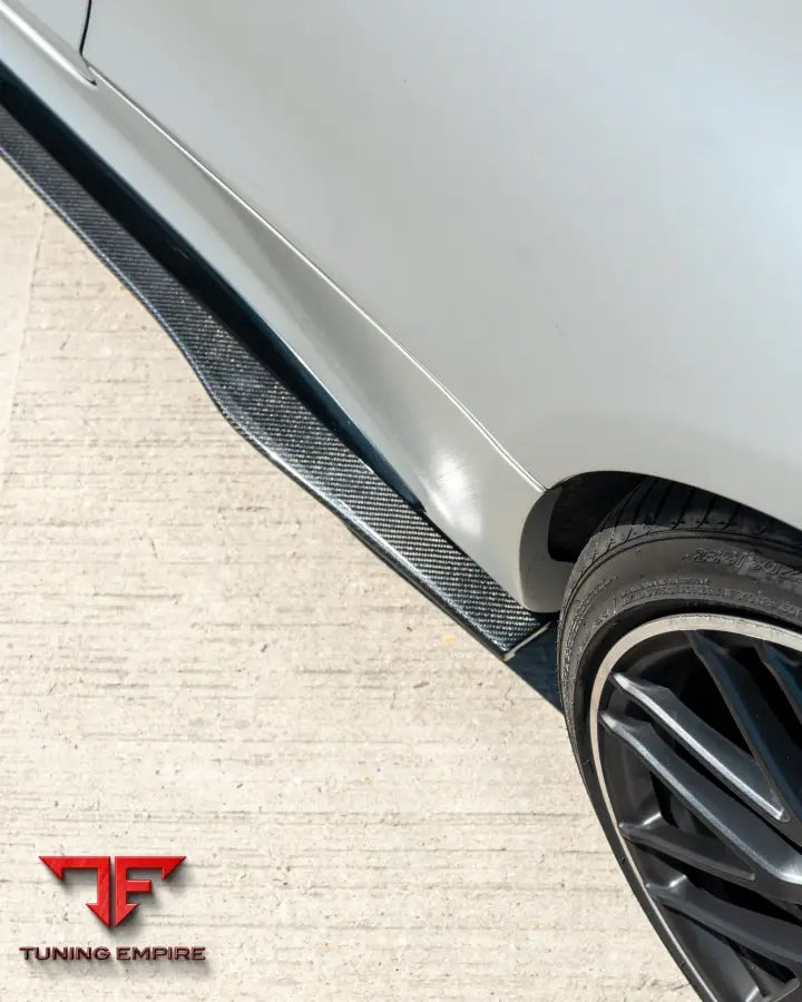 MERCEDES W205 C63 & C63S COUPE 2DR & SALOON 4DR CARBON SIDE SKIRTS - V1 - CT CARBON