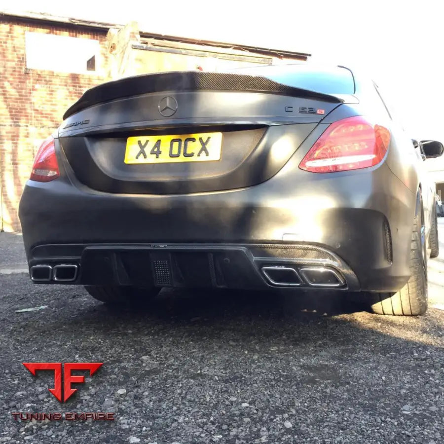 MERCEDES W205 C63 & C63S SALOON 4DR CARBON DIFFUSER - CT CARBON