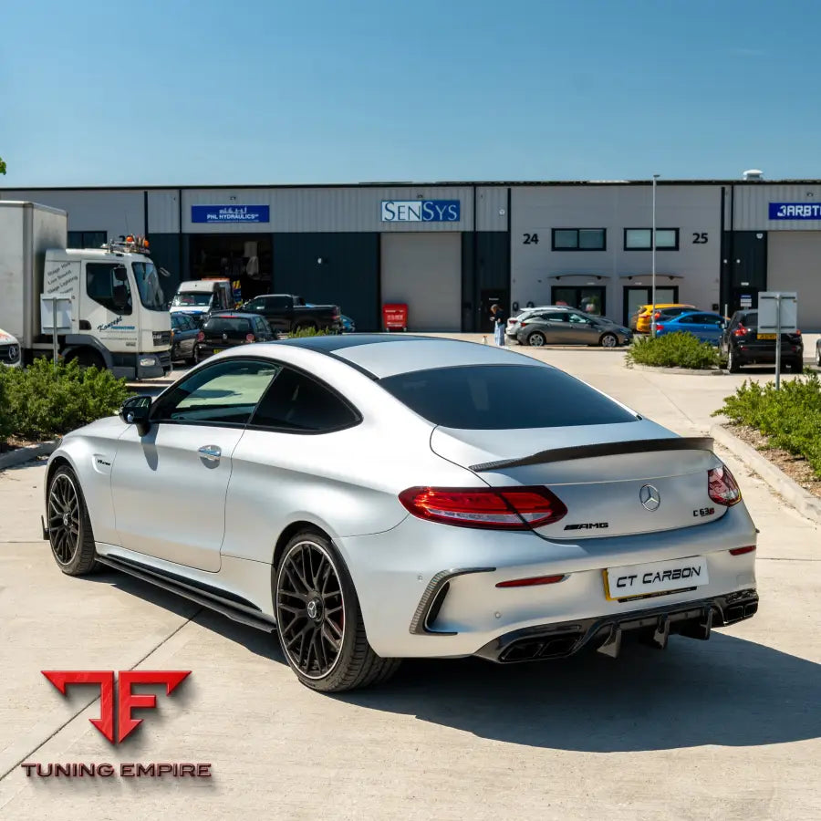 MERCEDES W205 C63 & C63 COUPE 2DR CARBON DIFFUSER - V1 - CT CARBON