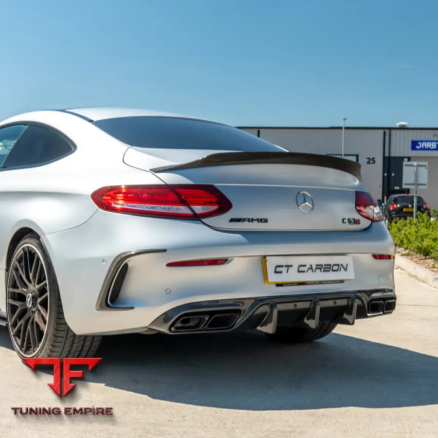 MERCEDES W205 C63 & C63 COUPE 2DR CARBON DIFFUSER - V1 - CT CARBON