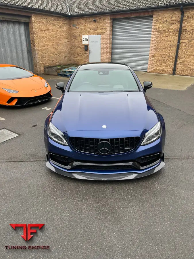 MERCEDES W205 C63 COUPE/CONVERTIBLE 2015-2023 CARBON FIBRE SPLITTER - V3 - CT CARBON