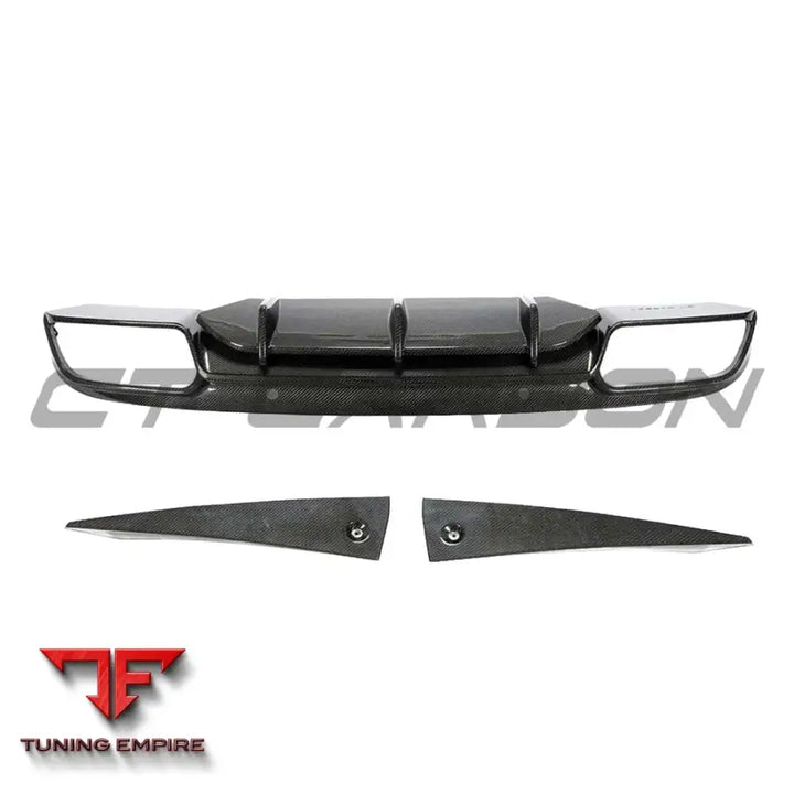 MERCEDES W205 C63 FACELIFT COUPE/CONVERTIBLE 2DR CARBON FIBRE DIFFUSER V2 - CT CARBON