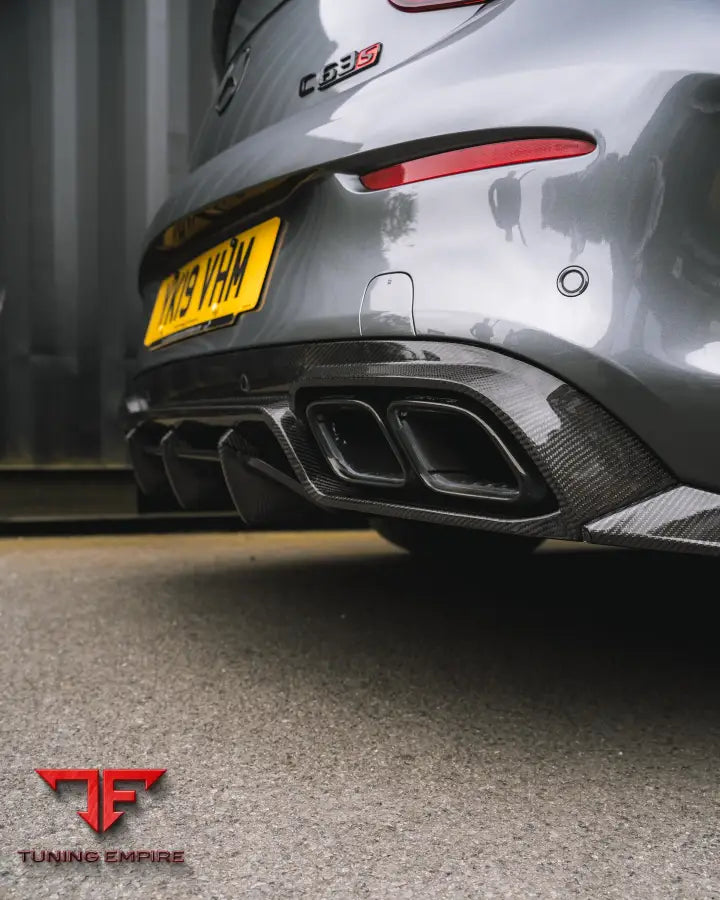 MERCEDES W205 C63 FACELIFT COUPE/CONVERTIBLE 2DR CARBON FIBRE DIFFUSER V2 - CT CARBON