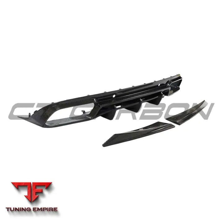 MERCEDES W205 C63 FACELIFT COUPE/CONVERTIBLE 2DR CARBON FIBRE DIFFUSER V2 - CT CARBON
