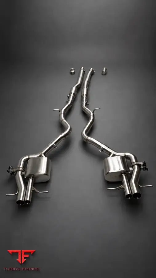 MERCEDES W222 S550 4.7L V8 - RAZOR CAT BACK valved exhaust
