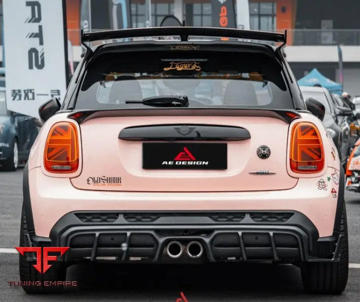 MINI Cooper JCW F56 LCI AE Design rear diffuser and canard set