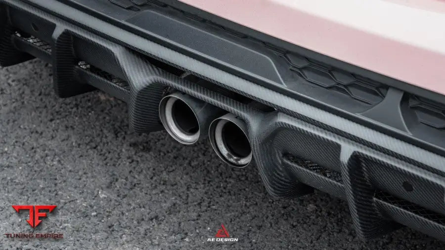 MINI Cooper JCW F56 LCI AE Design rear diffuser and canard set