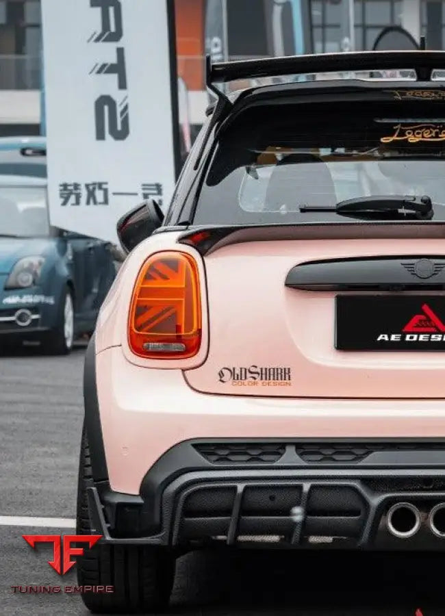 MINI Cooper JCW F56 LCI AE Design rear diffuser and canard set
