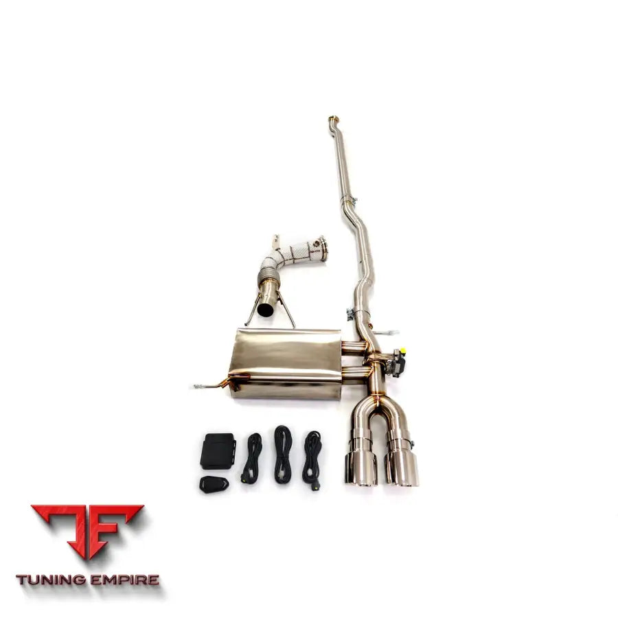 MINI F56 1.5T CATBACK EXHAUST DOWNPIPE WITH MUFFLER VALVE