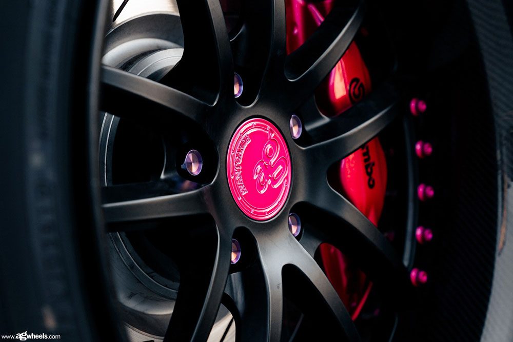 MITSUBISHI EVO X on custom forged wheels