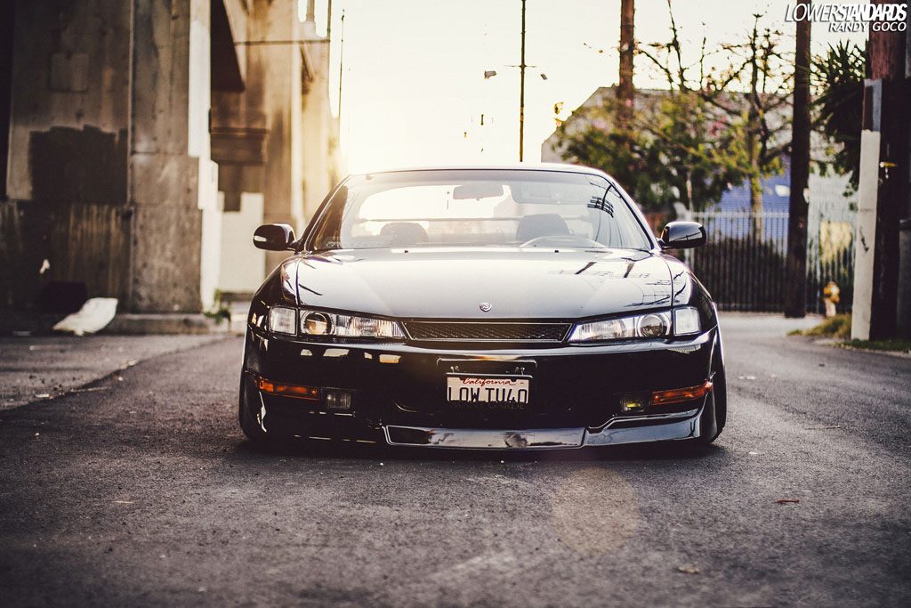 NISSAN 240SX on custom forged wheels