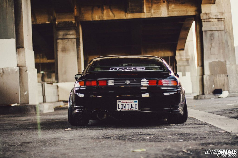 NISSAN 240SX on custom forged wheels