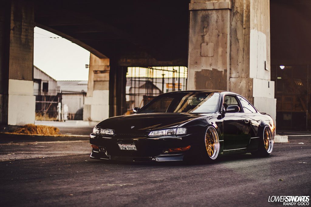 NISSAN 240SX on custom forged wheels