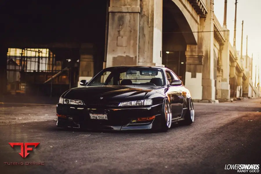 NISSAN 240SX on custom forged wheels