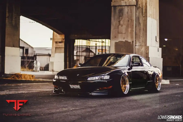 NISSAN 240SX on custom forged wheels