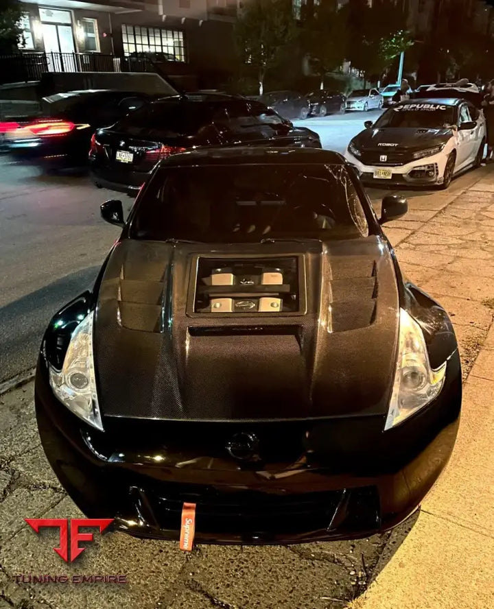 NISSAN 370Z NISMO SPORT TOURING Z Z34 CARBON FIBER GLASS HOOD