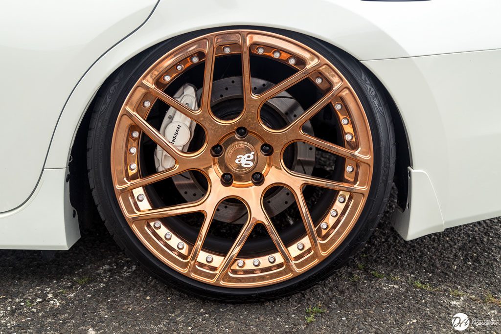 NISSAN ALTIMA on custom forged wheels