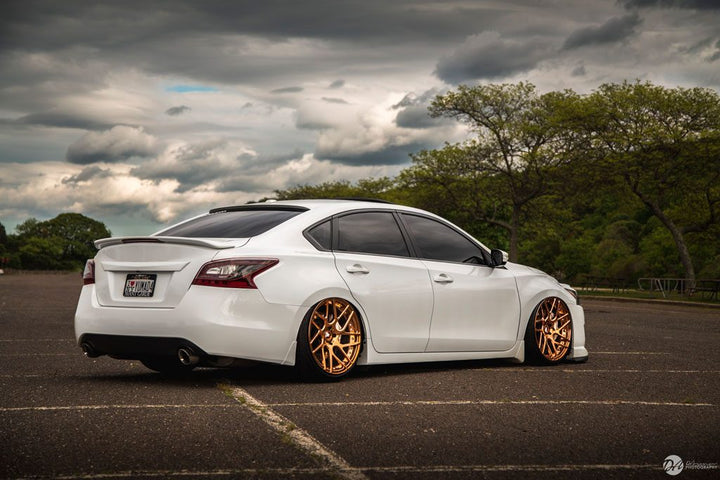 NISSAN ALTIMA on custom forged wheels