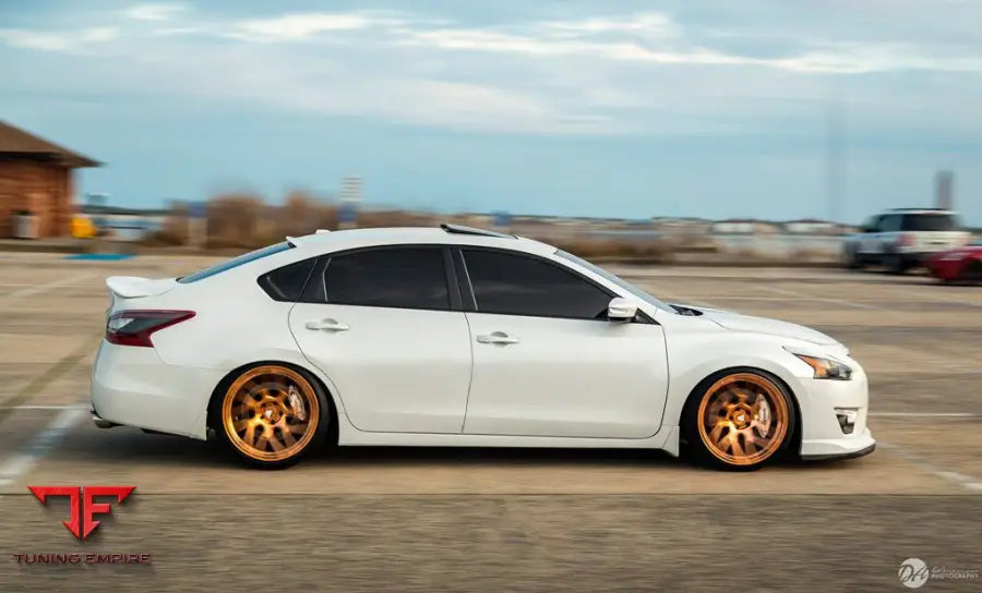 NISSAN ALTIMA on custom forged wheels