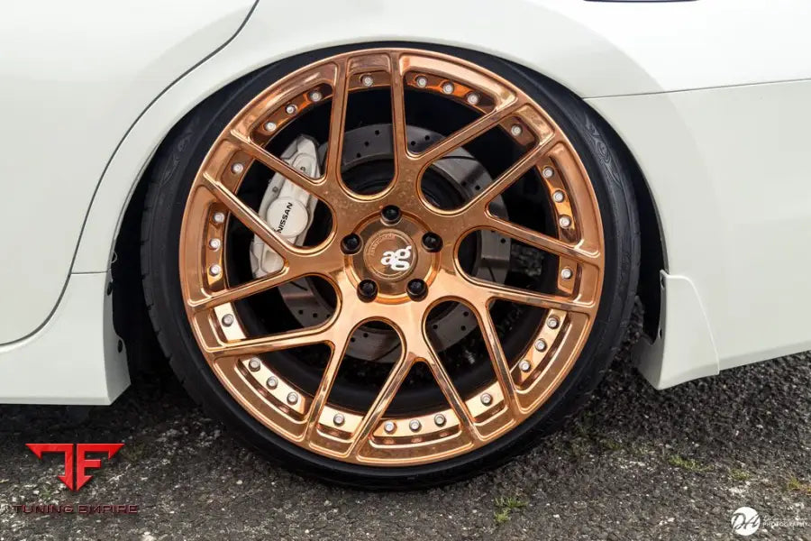 NISSAN ALTIMA on custom forged wheels