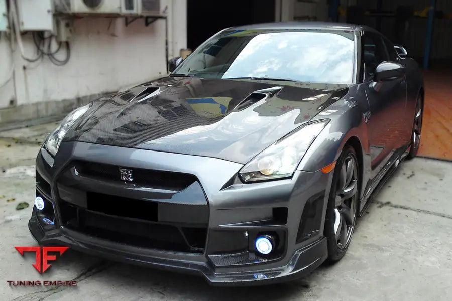 NISSAN GTR R35 CBA/DBA BSE STYLE CARBON FIBER HOOD BSD