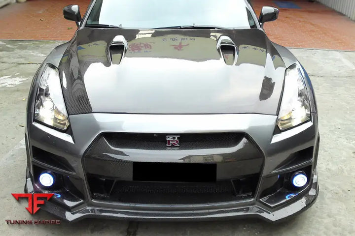 NISSAN GTR R35 CBA/DBA BSE STYLE CARBON FIBER HOOD BSD