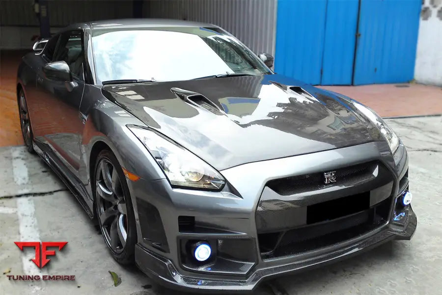 NISSAN GTR R35 CBA/DBA BSE STYLE CARBON FIBER HOOD BSD