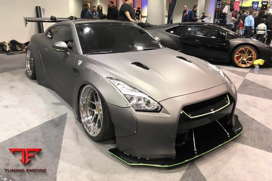 NISSAN GTR R35 CBA/DBA DE STYLE WIDE FENDER FLARES BSD