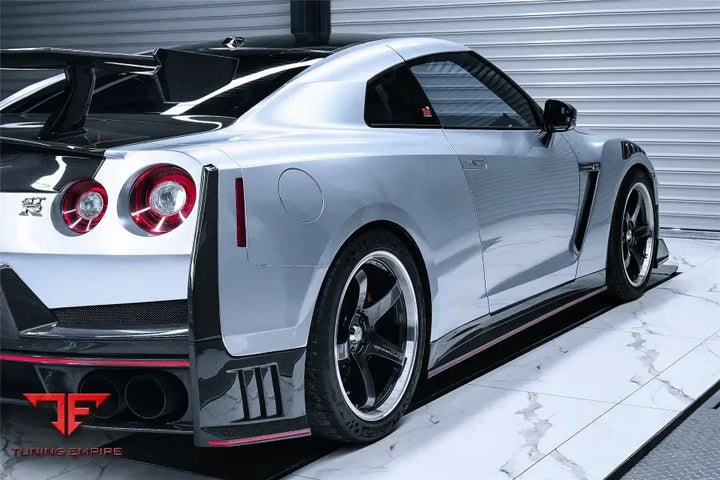 NISSAN GTR R35 CBA & DBA & EBA 2024-NISMO STYLE CARBON FIBER SIDE SKIRTS BSD