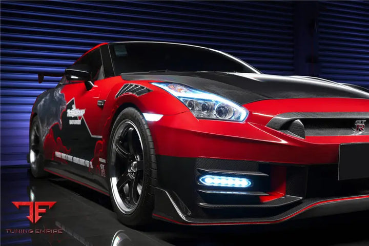 NISSAN GTR R35 CBA & DBA & EBA 2024-NISMO STYLE CARBON FIBER SIDE SKIRTS BSD