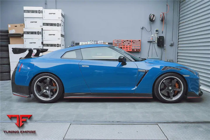 NISSAN GTR R35 CBA & DBA & EBA 2024-NISMO STYLE CARBON FIBER SIDE SKIRTS BSD