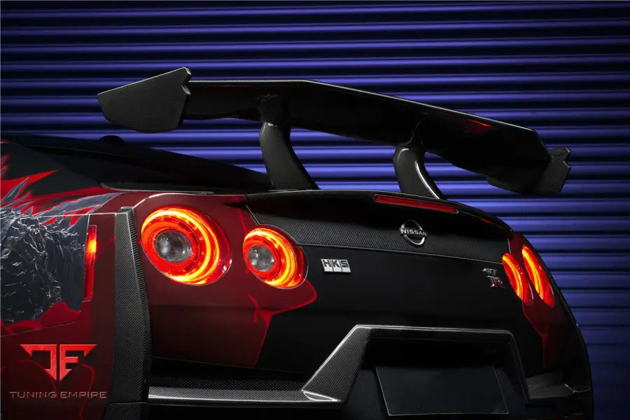NISSAN GTR R35 CBA & DBA & EBA 2024-NISMO STYLE CARBON FIBER TRUNK SPOILER WING BSD