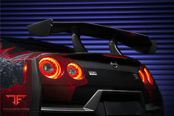 NISSAN GTR R35 CBA & DBA & EBA 2024-NISMO STYLE CARBON FIBER TRUNK SPOILER WING BSD