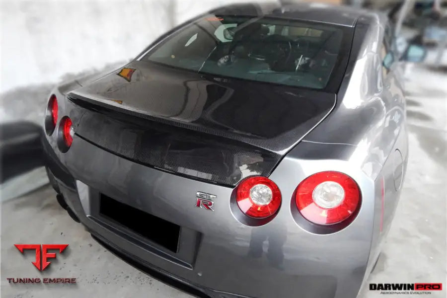 NISSAN GTR R35 CBA/DBA/EBA AMS STYLE CARBON FIBER TRUNK BSD