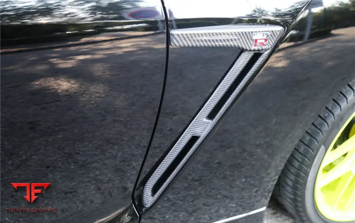 NISSAN GTR R35 CBA/DBA/EBA CARBON FIBER FENDER VENTS BSD