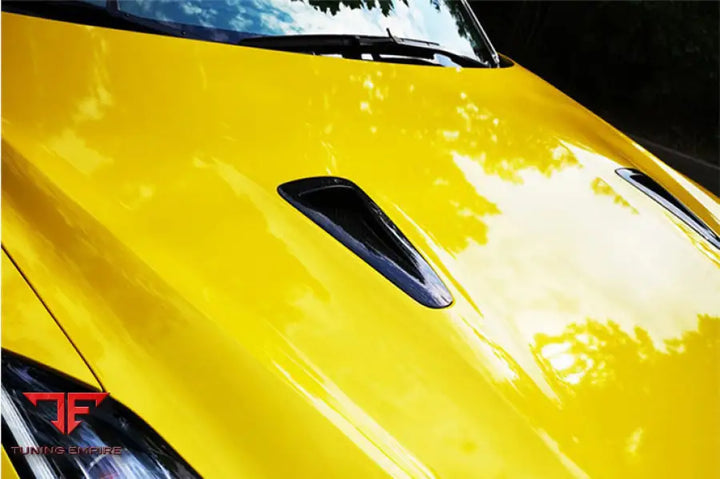 NISSAN GTR R35 CBA & DBA & EBA CARBON FIBER HOOD SCOOP (2 PCS) BSD