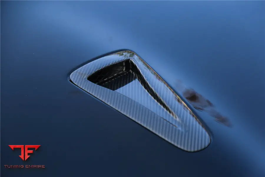 NISSAN GTR R35 CBA & DBA & EBA CARBON FIBER HOOD SCOOP (2 PCS) BSD