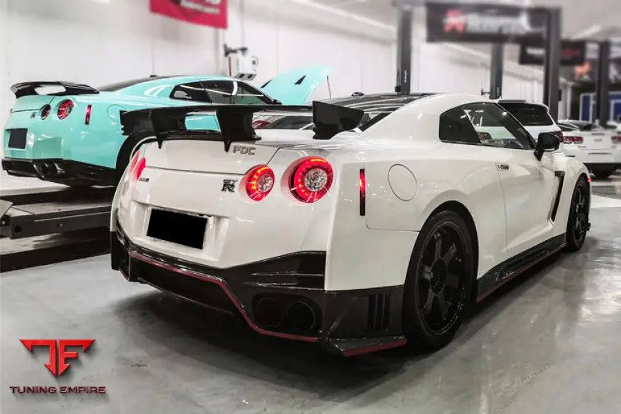NISSAN GTR R35 CBA DBA EBA NSM STYLE CARBON FIBER TRUNK SPOILER WING BSD