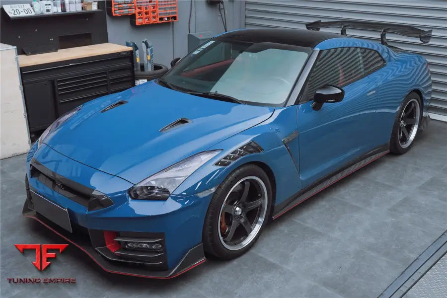 NISSAN GTR R35 CBA DBA EBA NSM STYLE PARTIAL CARBON FIBER FENDER BSD