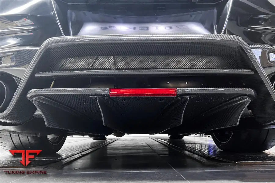 NISSAN GTR R35 CBA/DBA/EBA TS STYLE REAR BUMPER W/ DIFFUSER & FINS BSD