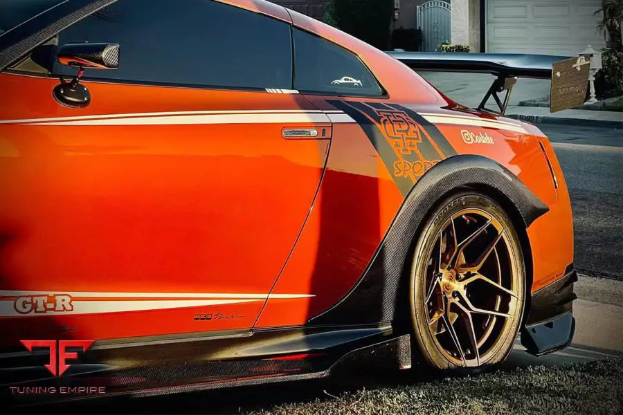 NISSAN GTR R35 CBA & DBA & EBA VA STYLE REAR FENDER FLARE BSD