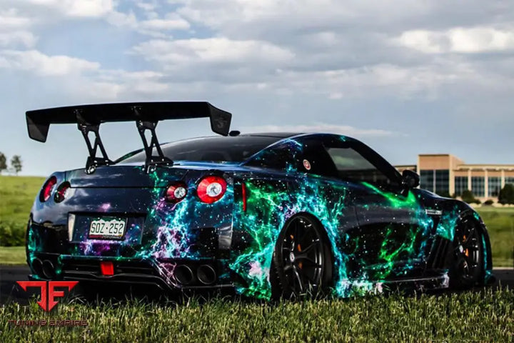 NISSAN GTR R35 CBA DBA EBA VA STYLE TRUNK SPOILER BSD