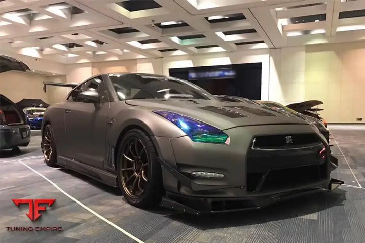 NISSAN GTR R35 CBA & DBA TP-2 STYLE CARBON FIBER HOOD BSD