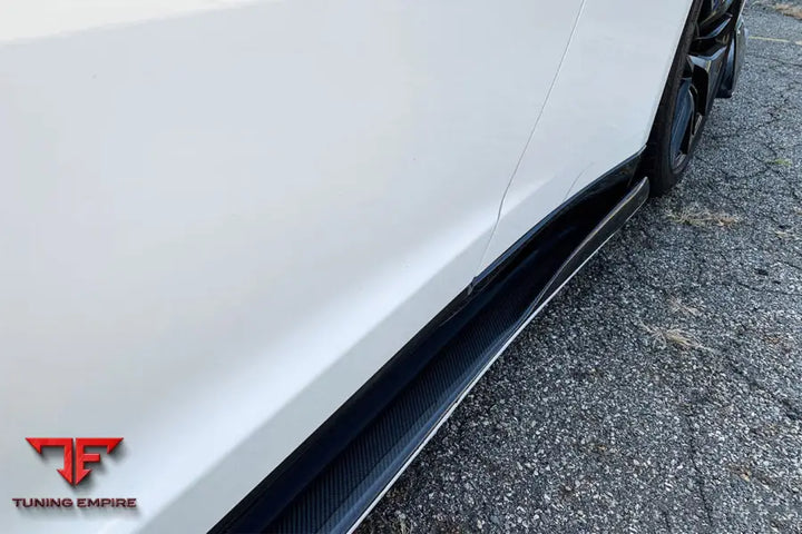 NISSAN GTR R35 CBA/DBA VA-II STYLE CARBON FIBER SIDE SKIRTS UNDER BOARD BSD