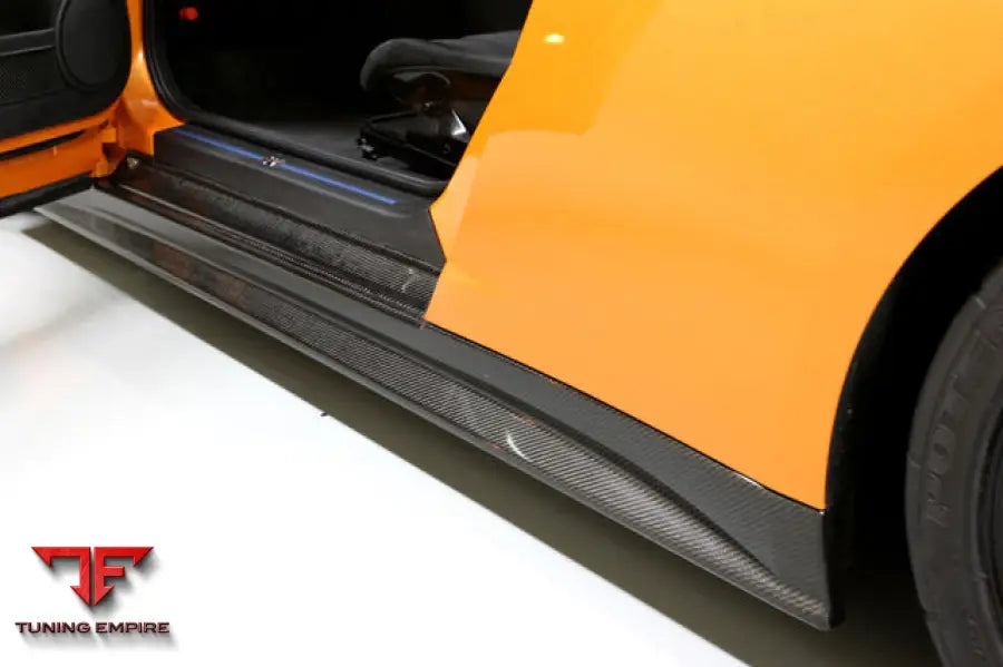 NISSAN GTR R35 CBA/DBA ZEL STYLE CARBON FIBER SIDE SKIRTS BSD
